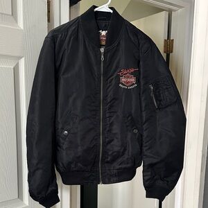 Harley-Davidson Black Varsity Jacket